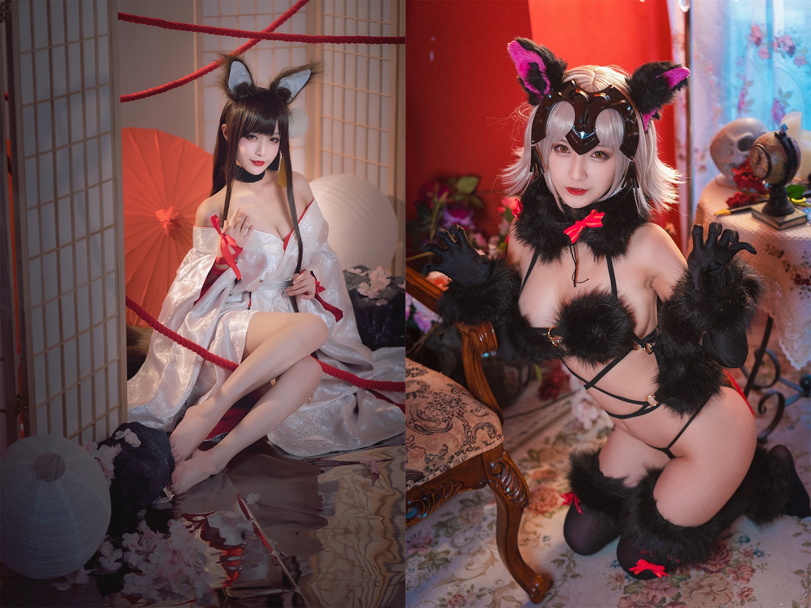 铁板烧鬼舞w-cosplay视图作品合集[38套] COS合集 预览1图
