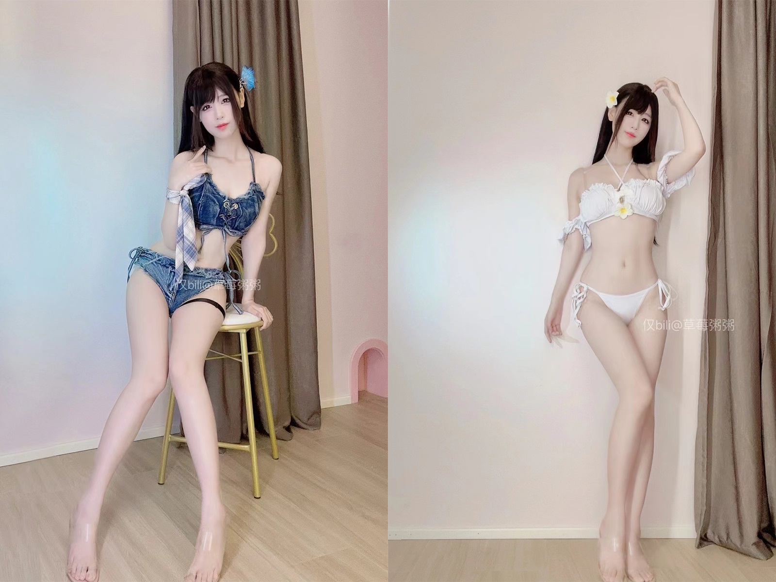 十万口草莓粥粥-舰长福利视图作品合集[全期] 秘境网红 预览3图