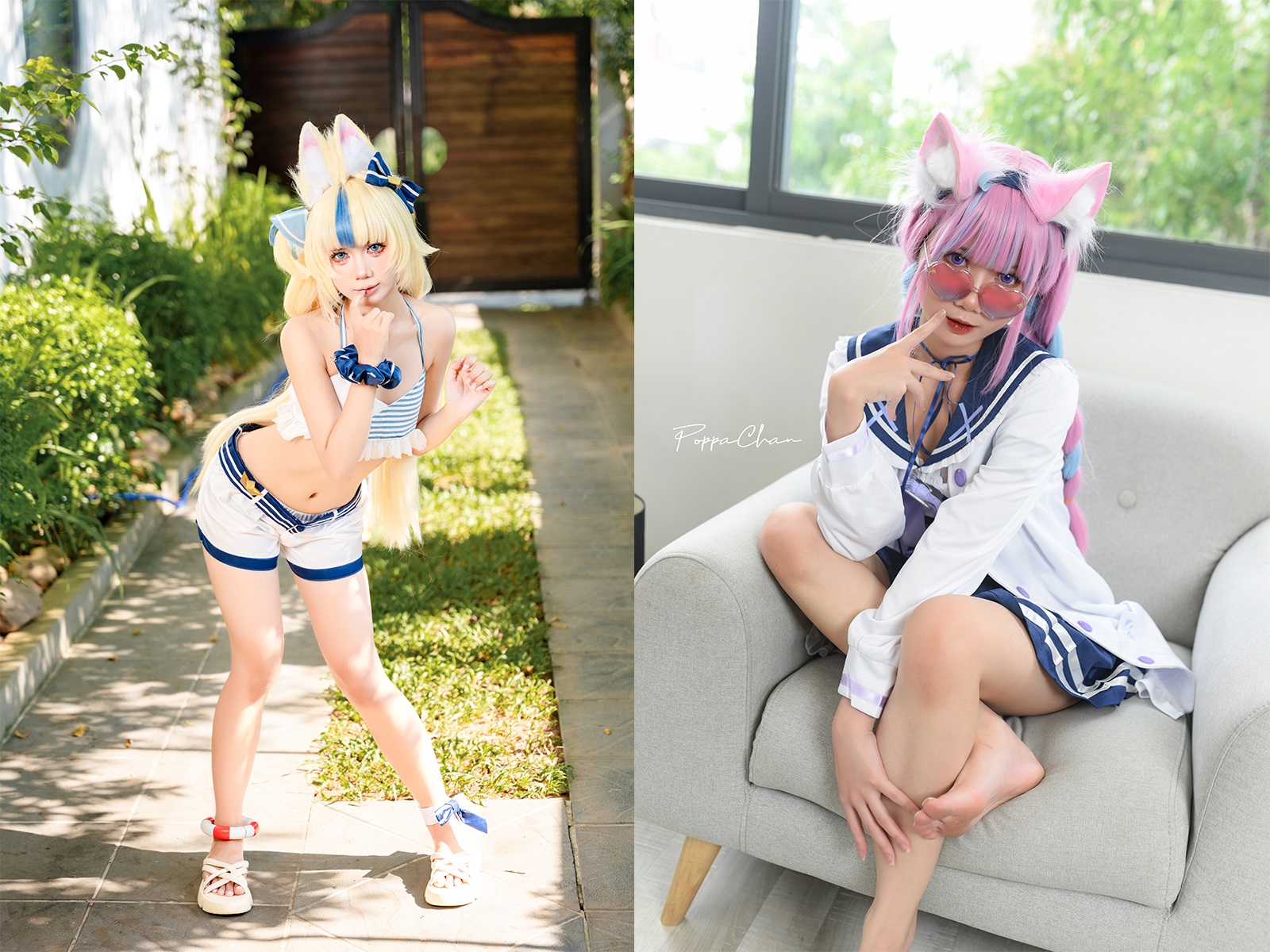 PoppaChan-cosplay视图作品合集[119套] COS合集 预览1图