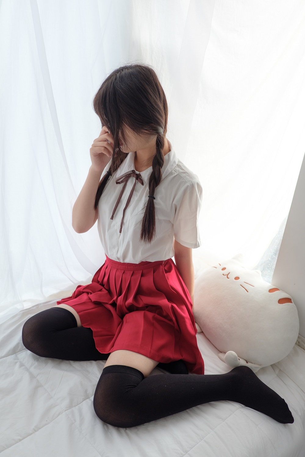 喵写真 Vol.013-过膝黑袜[70P] 喵写真 预览3图