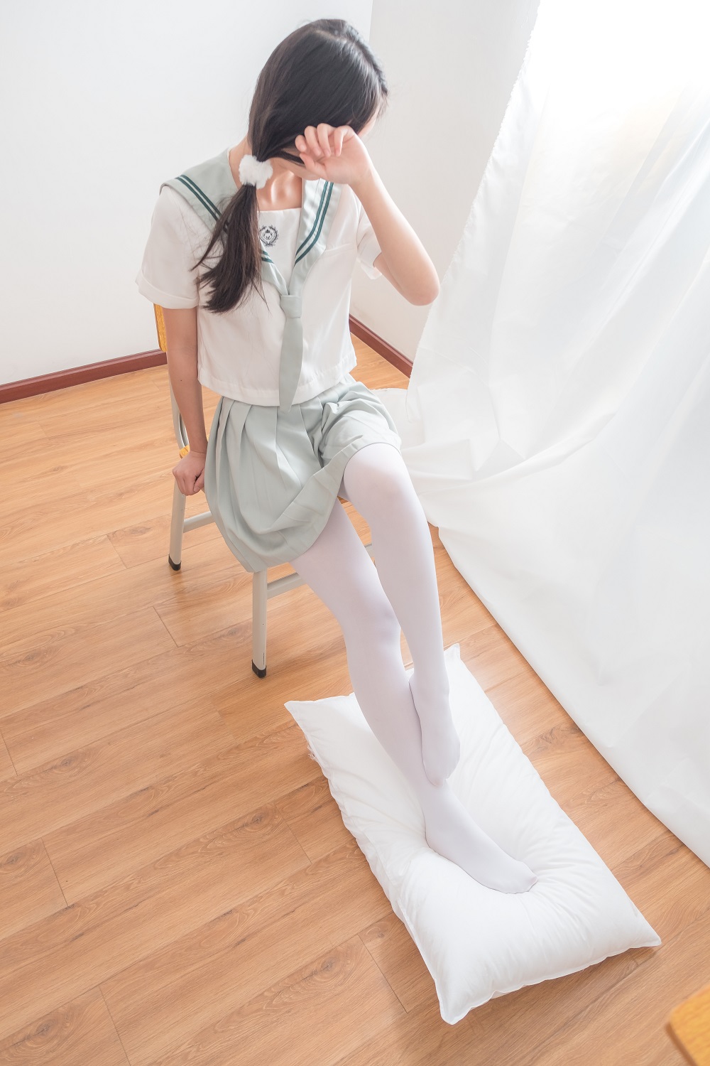 喵写真 Vol.025-白丝水手服[63P] 喵写真 预览1图