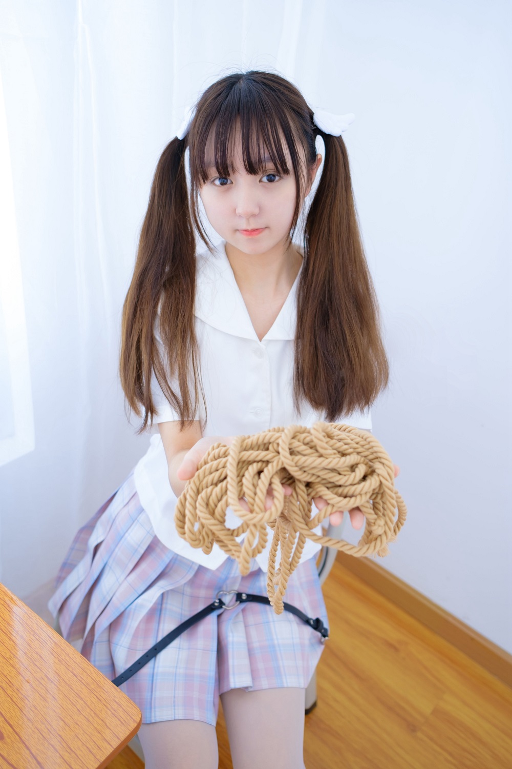 稚乖画册-生煎团团-新堂03-校服捆绑[90P+1V] 稚乖画册 预览2图