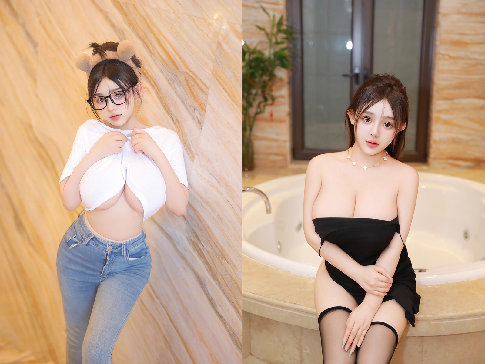 娜娜子yy-内购助力未上架作品合集[6套] 秀人内购 预览1图